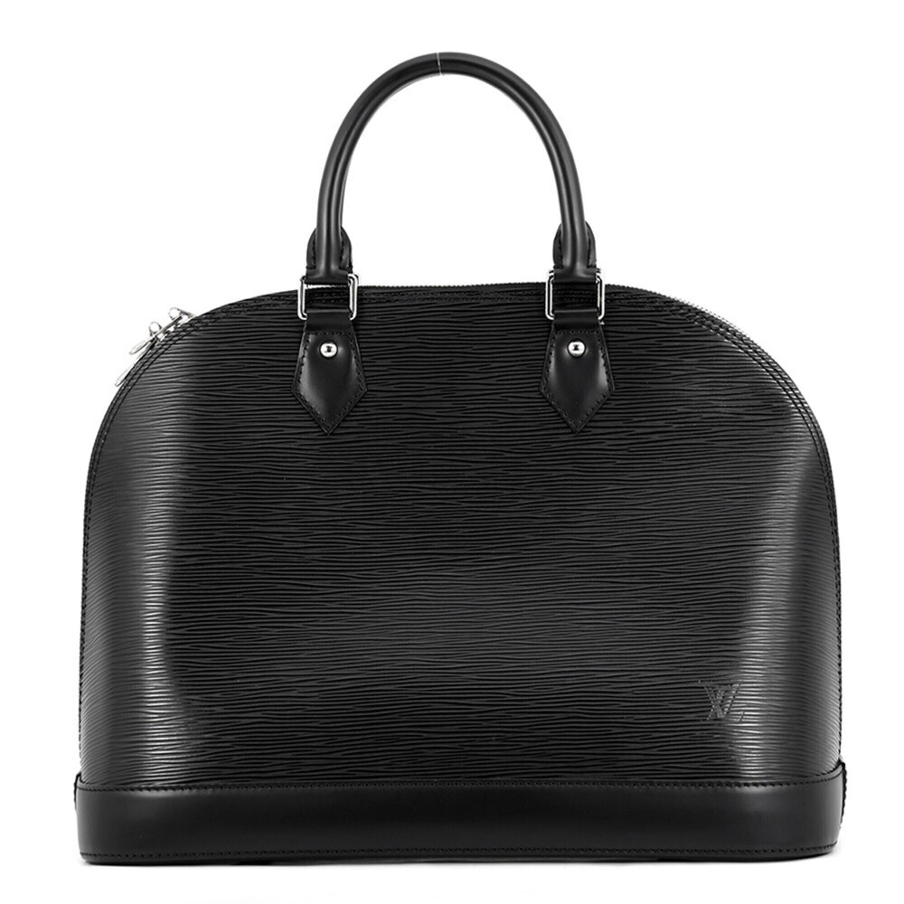 Louis Vuitton Alma MM Epi Handbag M52142 LOUIS VUITTON Black Women's